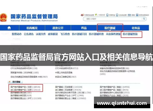 国家药品监督局官方网站入口及相关信息导航